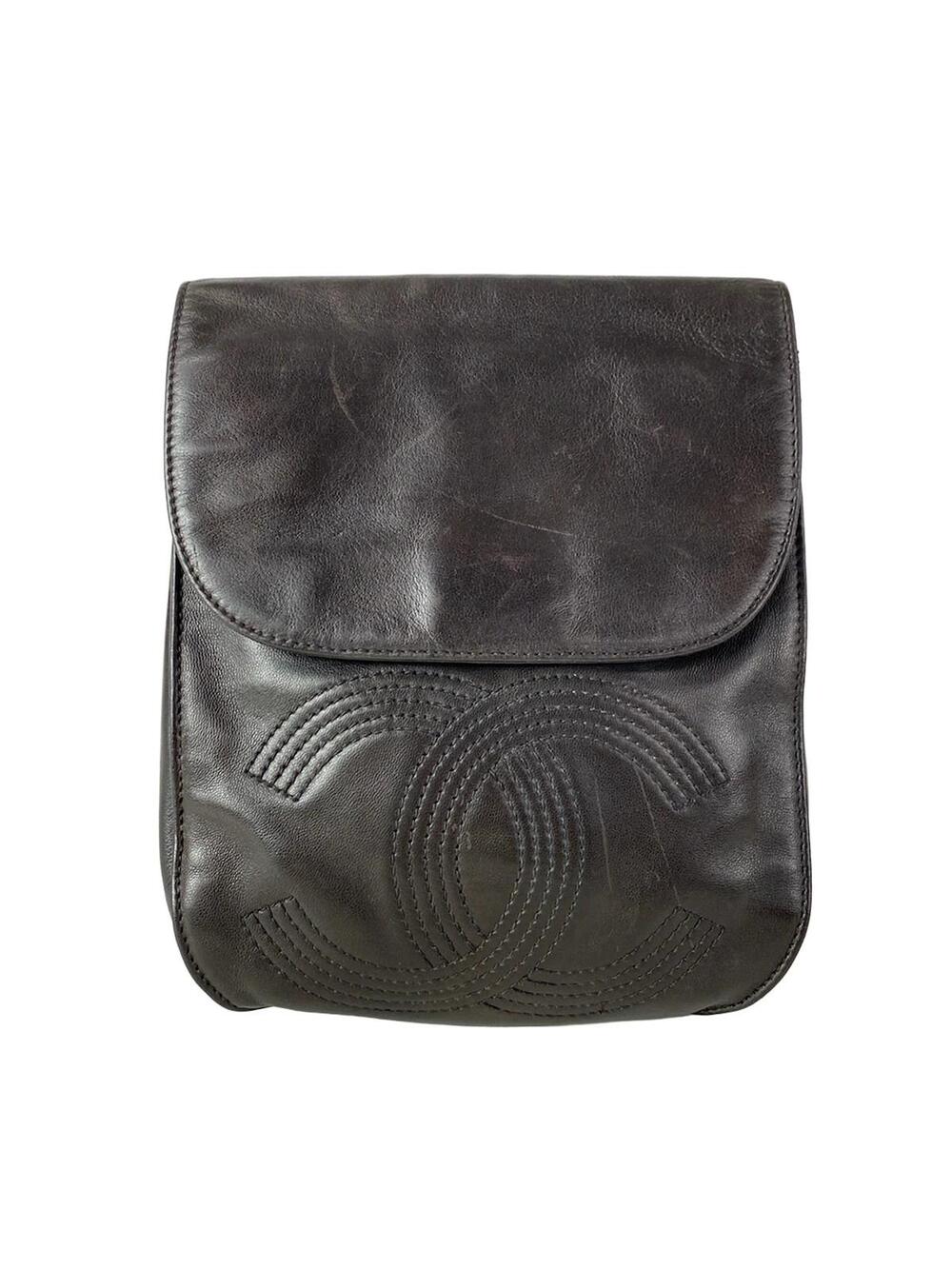 Chanel Black Lambskin Backpack #344744C24B